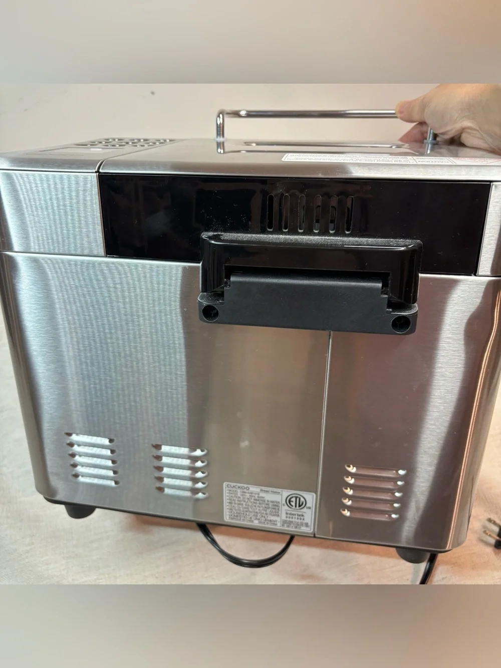 CUCKOO CBM-AAB101S 2 Lb Multi-Functional Bread Maker – 15 Menu Options